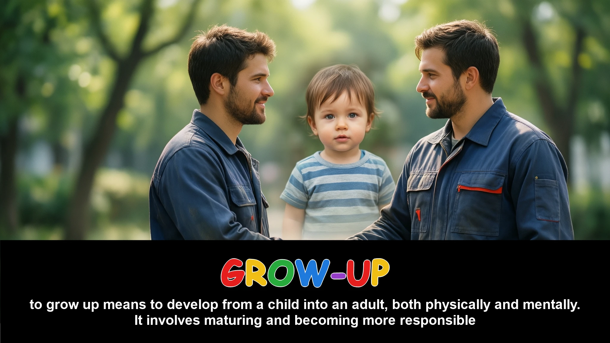 English Illustration for grow-up